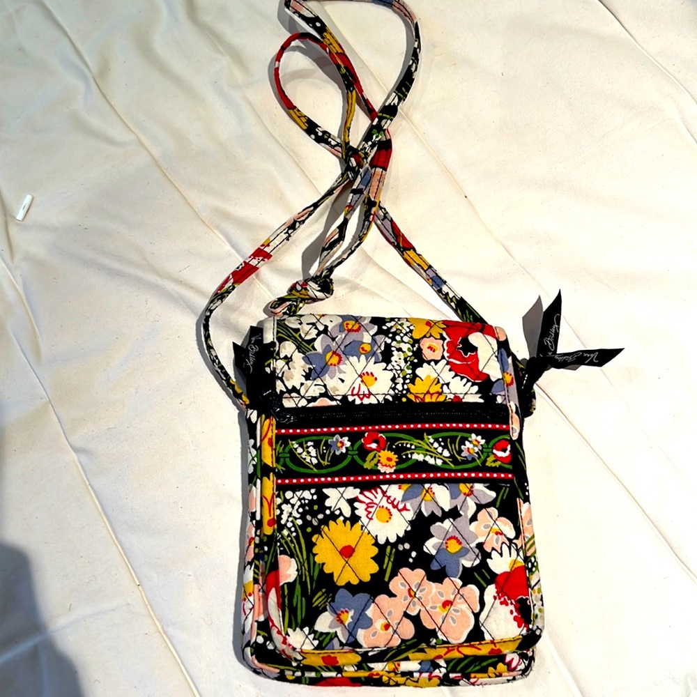 Vera Bradley floral cross body purse